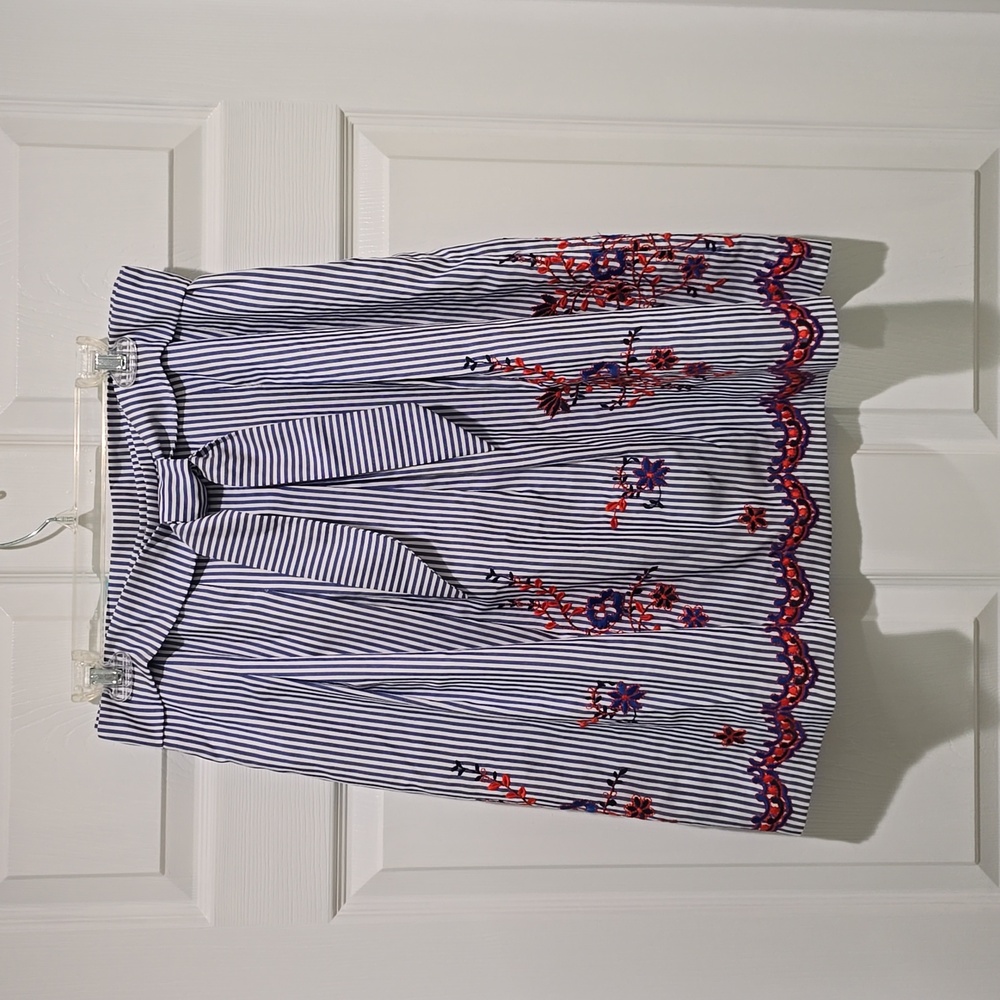 Nine West Embroidered Skirt